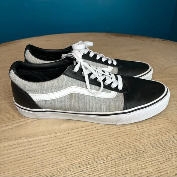 Vans Off The Wall Ward Lo Deluxe ‘T&L Drizzle’ Leather Lace Up Sneakers Men’s 10 - Picture 2 of 7